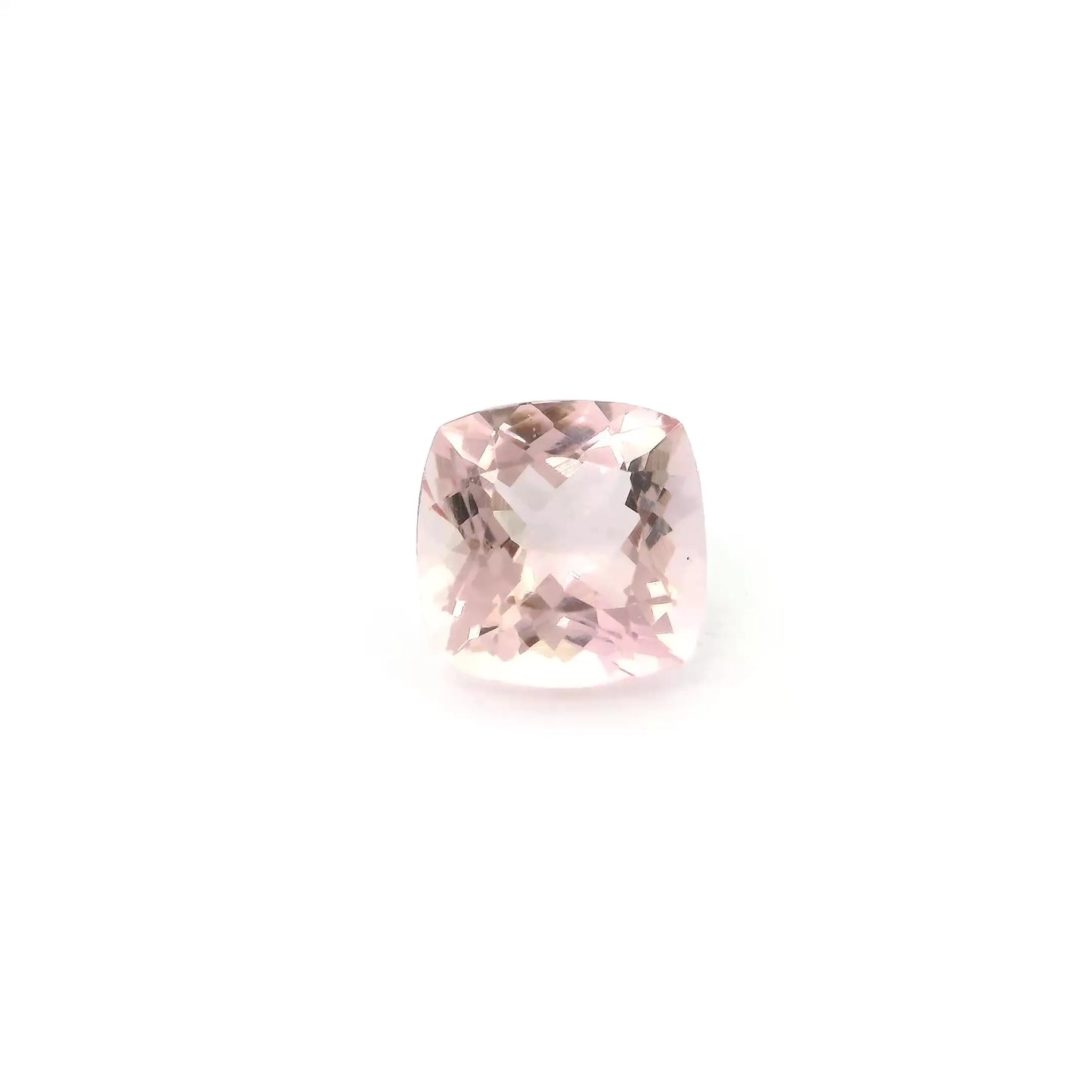 2.02ct Cushion Natural Morganite (Colour Pink, Clarity Eye Clean, Cut Faceted)