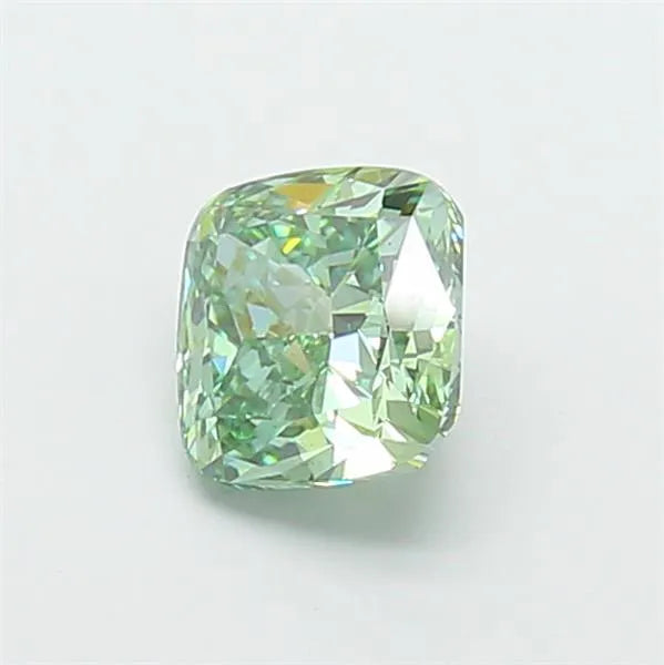 2.02ct Cushion modified Lab Grown Diamond (Colour Fancy Vivid Green, Clarity VS2, IGI Certified)