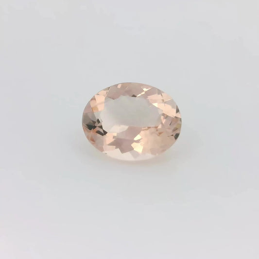 2.02ct Oval Natural Morganite (Colour Pink, Clarity Eye Clean, Cut Faceted)