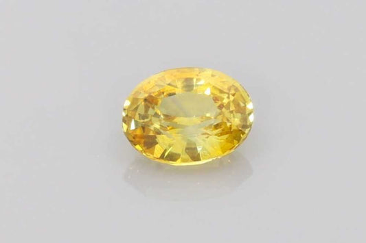 2.02ct Oval Natural Sapphire (Colour Yellow, Clarity Eye Clean, Cut Faceted)