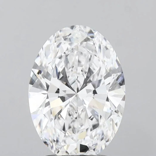 2.03ct Oval Lab Grown Diamond (Colour D, Clarity VVS1, IGI Certified)