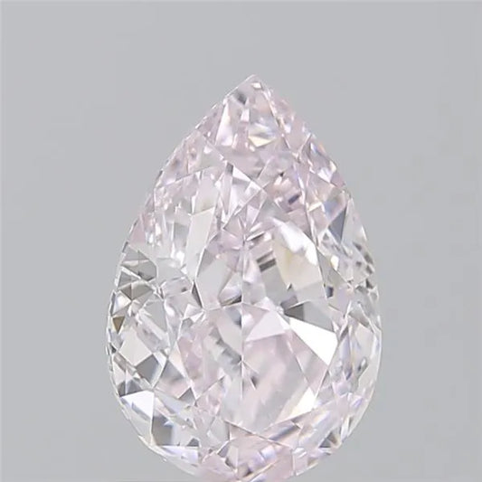 2.03ct Pear Natural Diamond (Colour Light Pink, Clarity IF, GIA Certified)