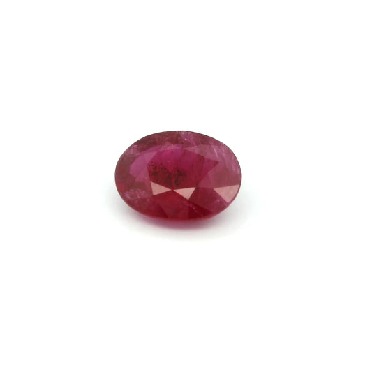 2.04ct Oval Natural Ruby (Colour Red, Clarity Slightly Included, Cut Faceted)