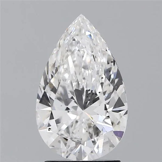 2.04ct Pear Lab Grown Diamond (Colour F, Clarity SI1, IGI Certified)