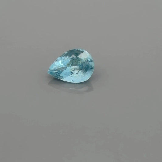 2.05ct Pear Natural Aquamarine (Colour Blue, Clarity Slightly Included, Cut Faceted)