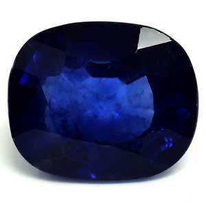 2.06ct Cushion Natural Sapphire (Colour Blue, Clarity Slightly Included, Cut Faceted)