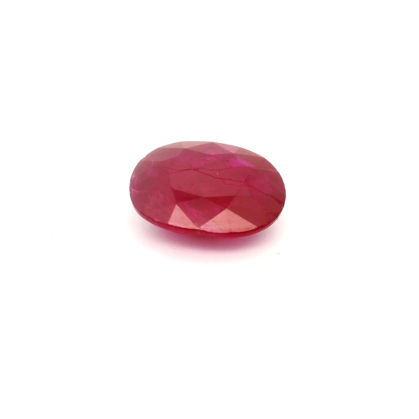 2.06ct Oval Natural Ruby (Colour Red, Clarity Moderately Included, Cut Faceted)