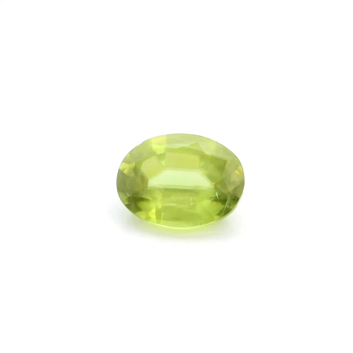 2.07ct Oval Natural Sphene (Colour Green, Clarity Slightly Included, Cut Faceted)
