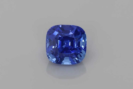 2.08ct Cushion Natural Sapphire (Colour Blue, Clarity Eye Clean, Cut Faceted)