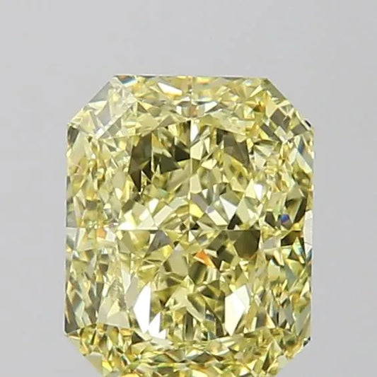 2.08ct Radiant Natural Diamond (Colour Fancy Yellow, Clarity IF, GIA Certified)