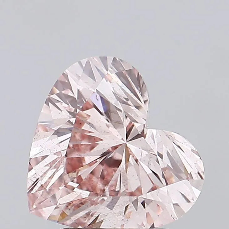 2.09ct Heart Lab Grown Diamond (Colour Fancy Intense Pink, Clarity SI1, IGI Certified)