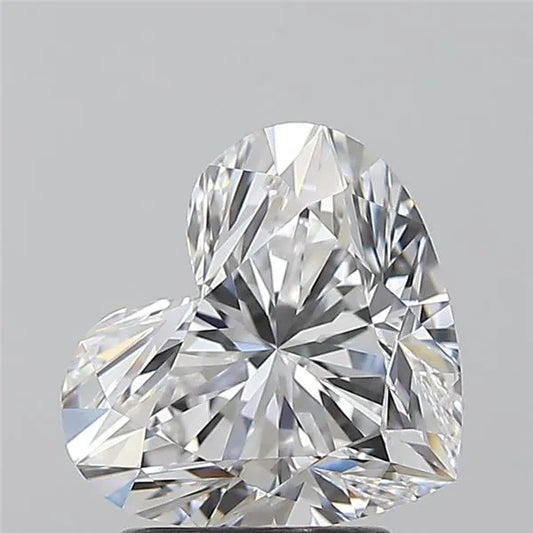 2.09ct Heart Natural Diamond (Colour D, Clarity FL, GIA Certified)