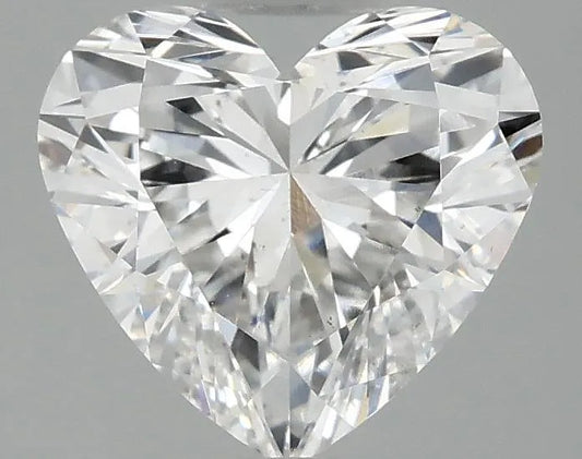 2.10ct Heart Lab Grown Diamond (Colour E, Clarity SI1, IGI Certified)