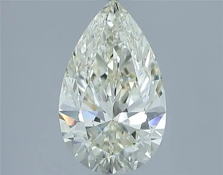 2.13ct Pear Natural Diamond (Colour K, Clarity VS2, Cut EX, IGI Certified)