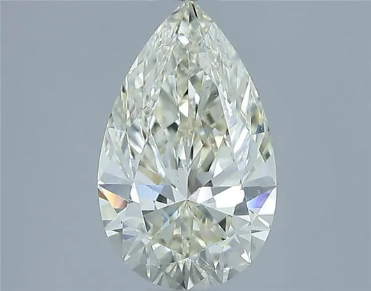 2.13ct Pear Natural Diamond (Colour K, Clarity VS2, Cut EX, IGI Certified)