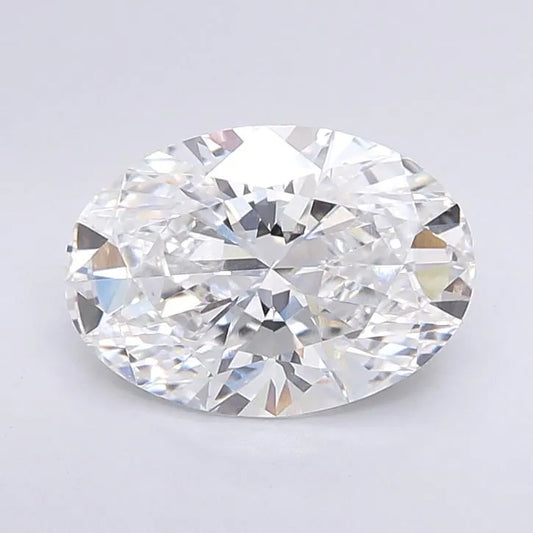 2.15ct Oval Lab Grown Diamond (Colour D, Clarity IF, IGI Certified)
