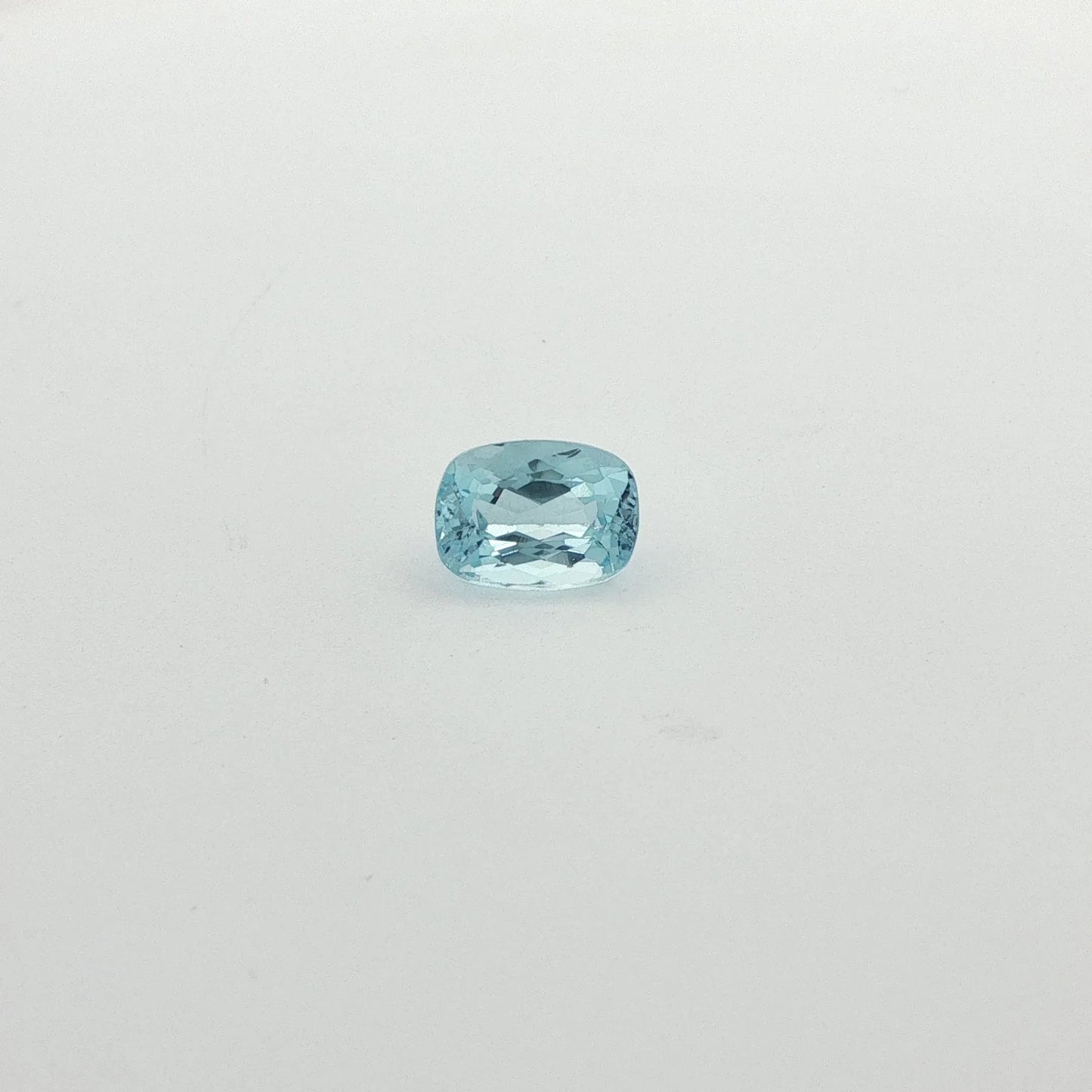 2.16ct Cushion Natural Aquamarine (Colour Blue, Clarity Eye Clean, Cut Faceted)