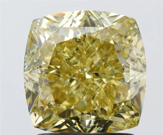 2.17ct Cushion brilliant Natural Diamond (Colour Fancy Yellow, Clarity VS1, GIA Certified)