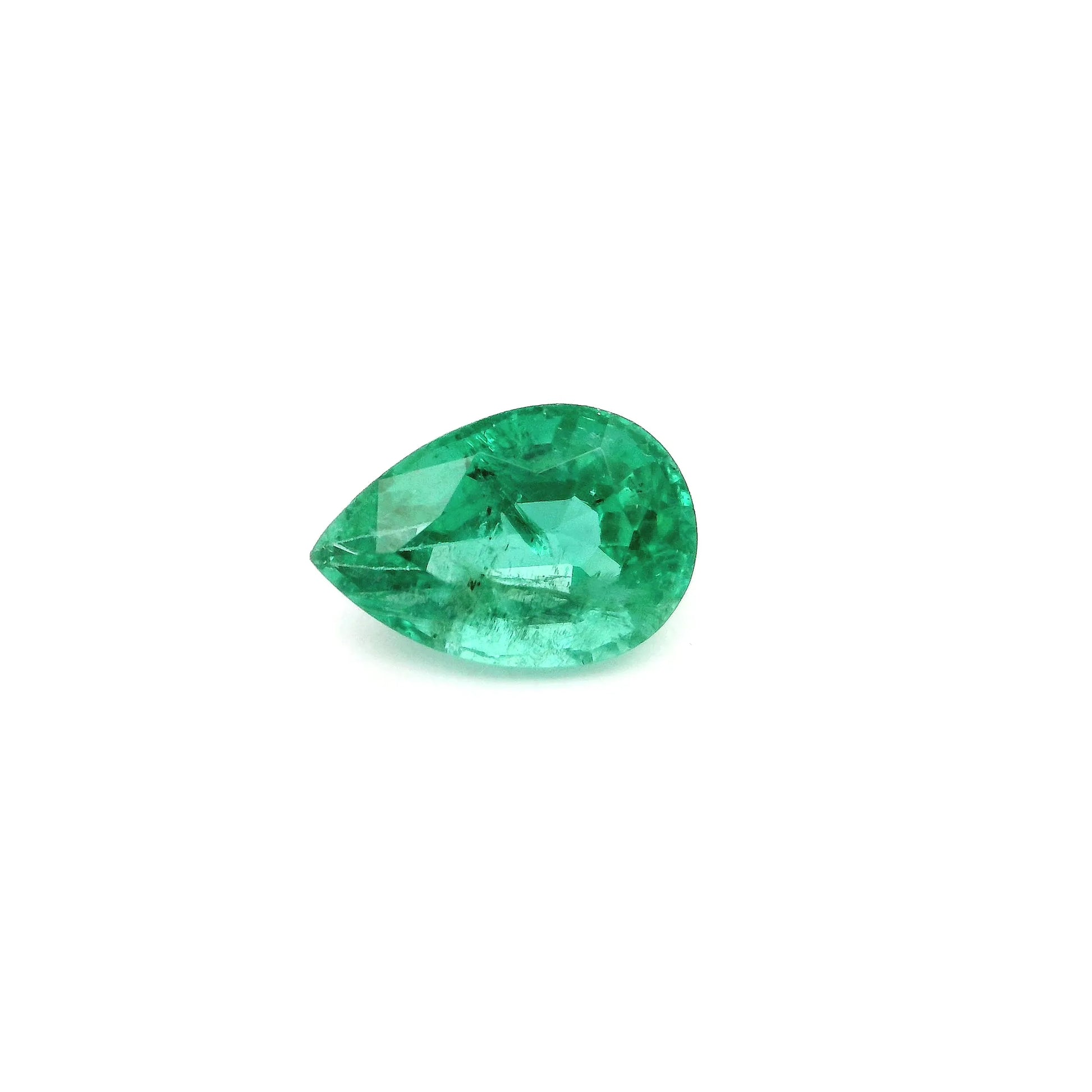 2.17ct Pear Natural Emerald (Colour Green, Clarity Slightly Included, Cut Faceted)