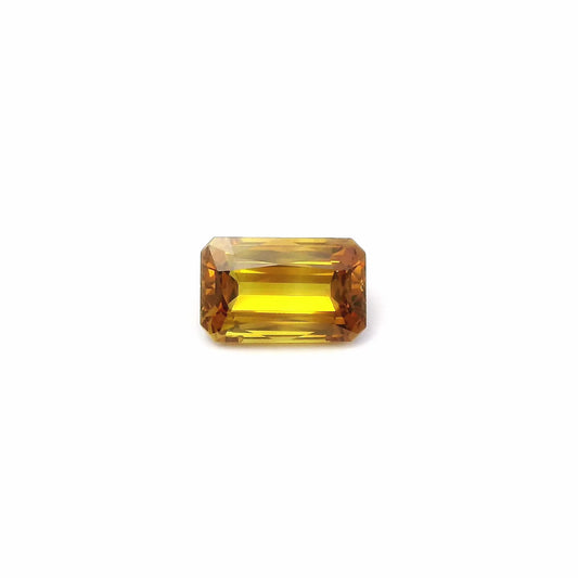 2.18ct Octagonal Natural Sapphire (Colour Yellow, Clarity Eye Clean, Cut Faceted)