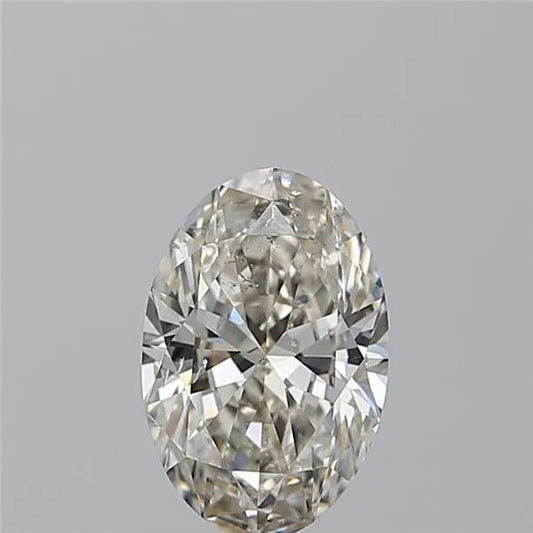 2.20ct Oval Natural Diamond (Colour I, Clarity SI1, Cut VG, IGI Certified)