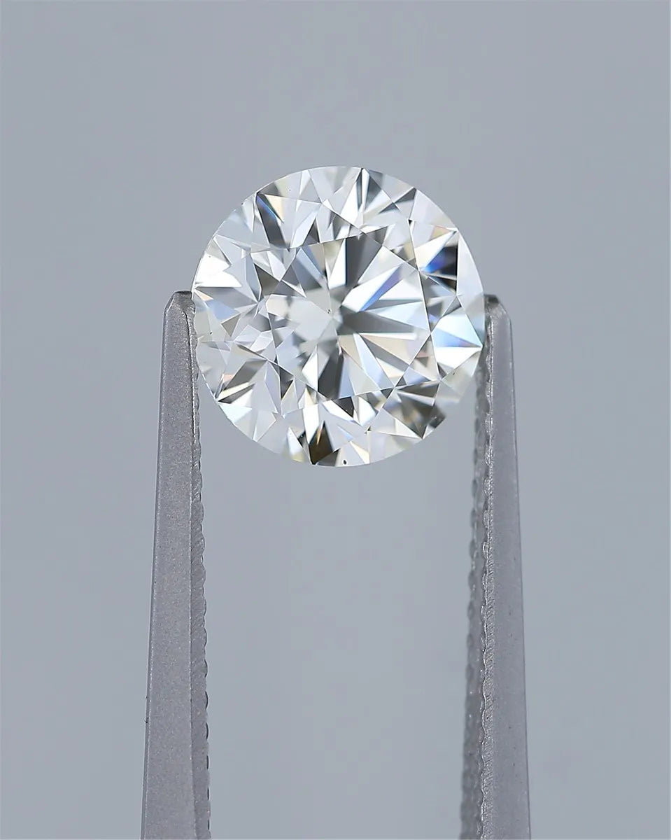 2.20ct Round Natural Diamond (Colour H, Clarity VS2, Cut EX, HRD Certified)