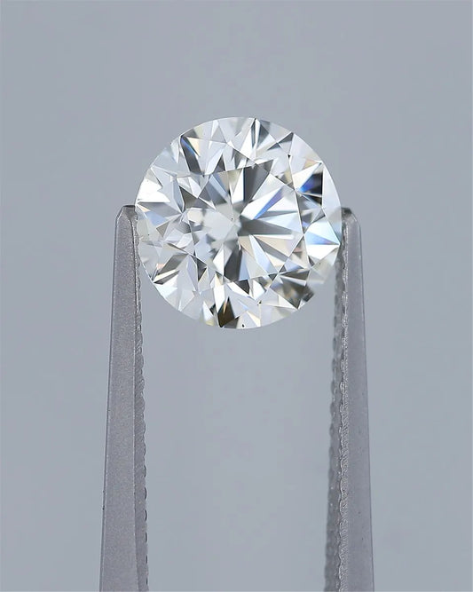 2.20ct Round Natural Diamond (Colour H, Clarity VS2, Cut EX, HRD Certified)