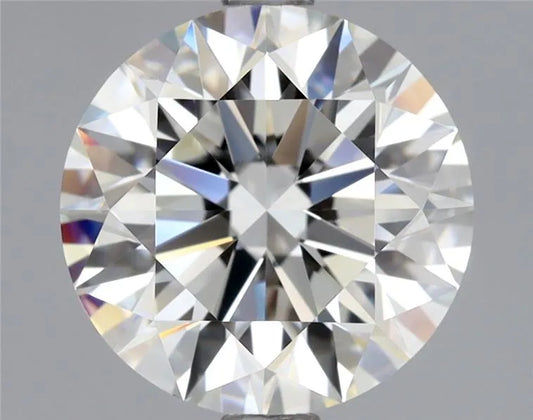 2.20ct Round Natural Diamond (Colour I, Clarity FL, Cut EX, GIA Certified)