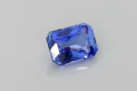 2.24ct Emerald Natural Sapphire (Colour Blue, Clarity Eye Clean, Cut Faceted)
