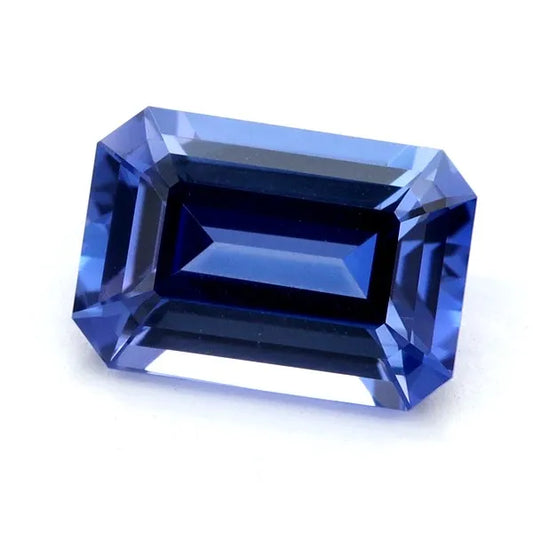 2.25ct Emerald Natural Sapphire (Colour Blue, Clarity Eye Clean, Cut Faceted)