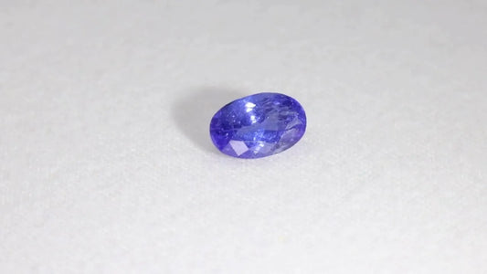 2.25ct Oval Natural Tanzanite (Colour Blue, Clarity Slightly Included, Cut Faceted)