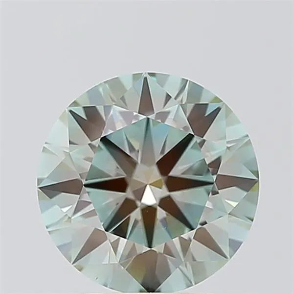 2.25ct Round Lab Grown Diamond (Colour Fancy Intense Green, Clarity VS2, Cut ID, IGI Certified)