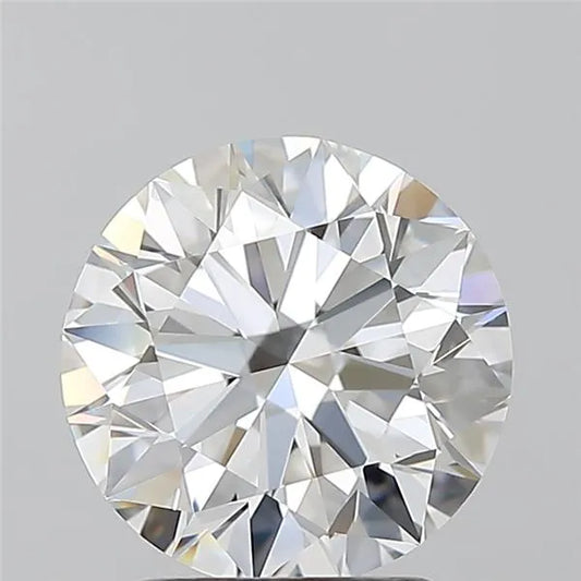 2.25ct Round Natural Diamond (Colour E, Clarity IF, Cut EX, GIA Certified)