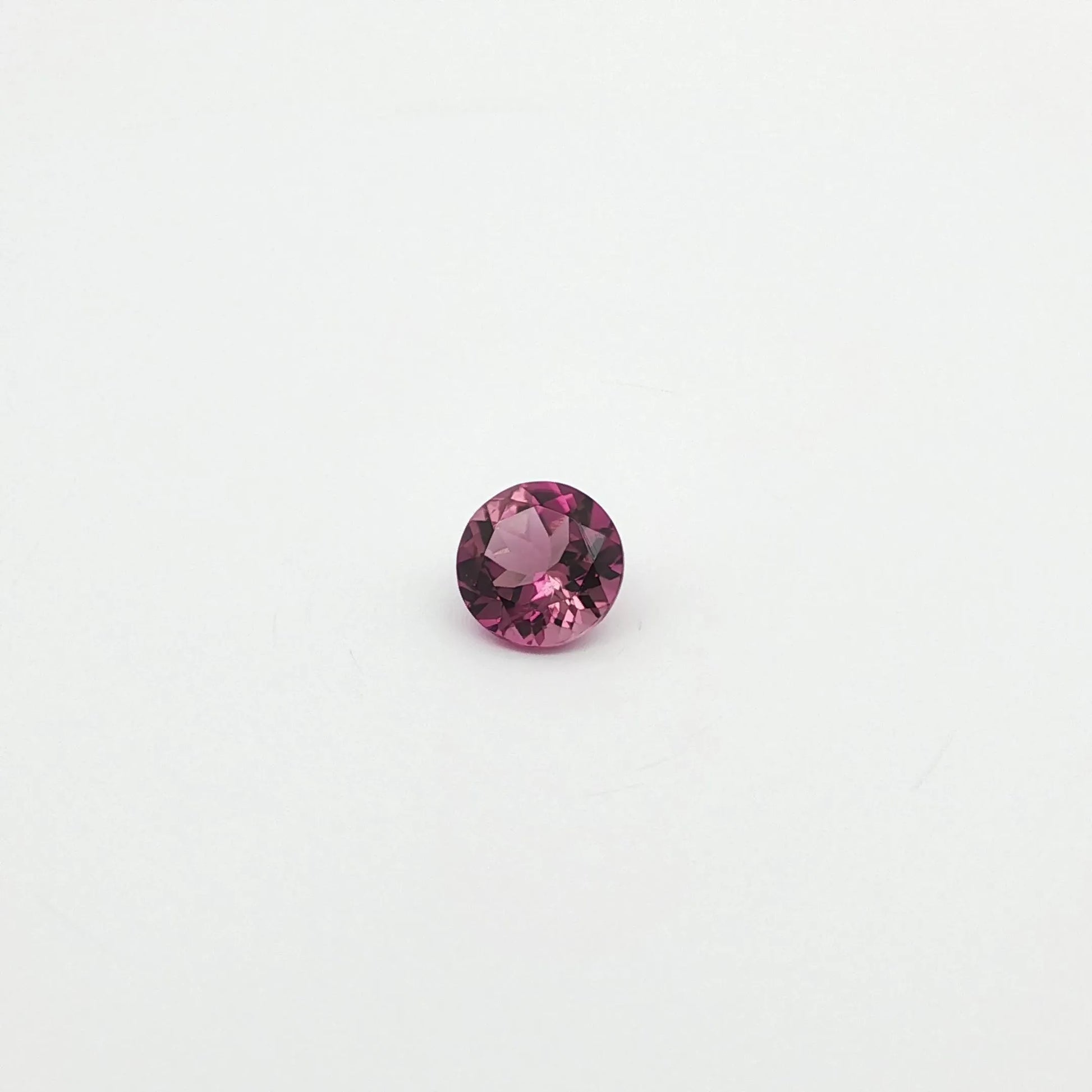2.25ct Round Natural Tourmaline (Colour Pink, Clarity Eye Clean, Cut Faceted)