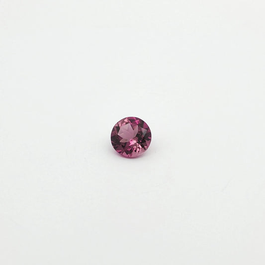 2.25ct Round Natural Tourmaline (Colour Pink, Clarity Eye Clean, Cut Faceted)