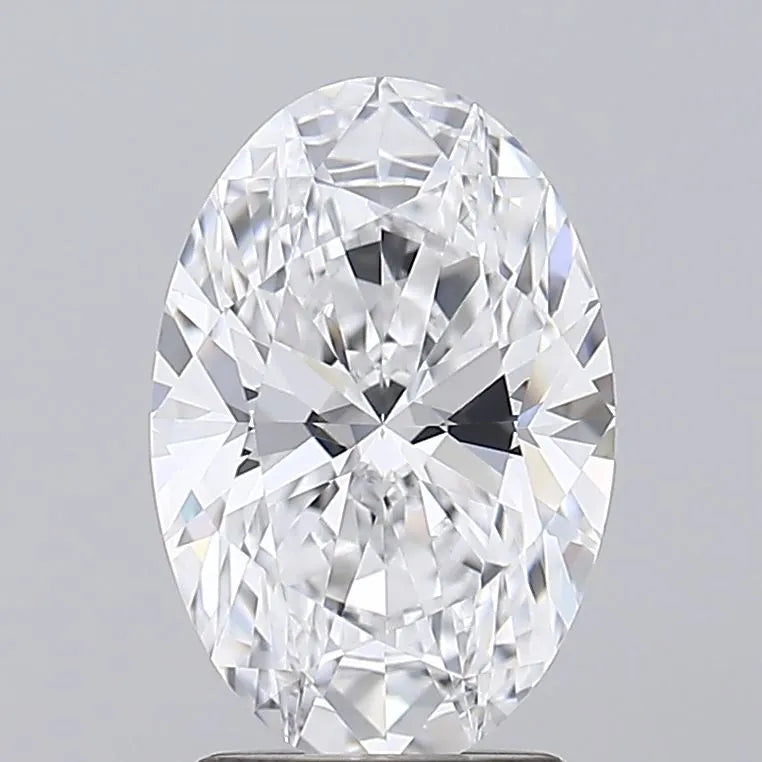 2.30ct Oval Lab Grown Diamond (Colour D, Clarity IF, IGI Certified)