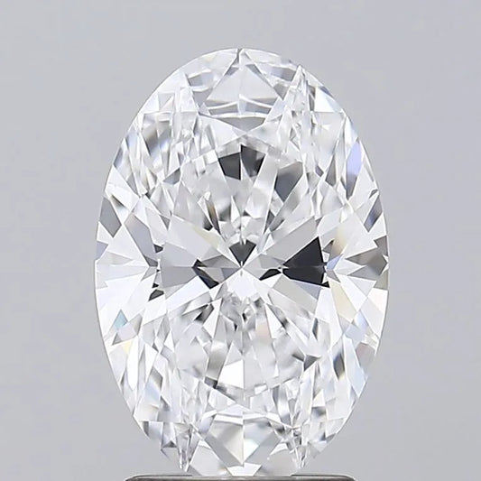 2.30ct Oval Lab Grown Diamond (Colour D, Clarity IF, IGI Certified)