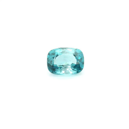 2.33ct Cushion Natural Zircon (Colour Blue, Clarity Slightly Included, Cut Faceted)