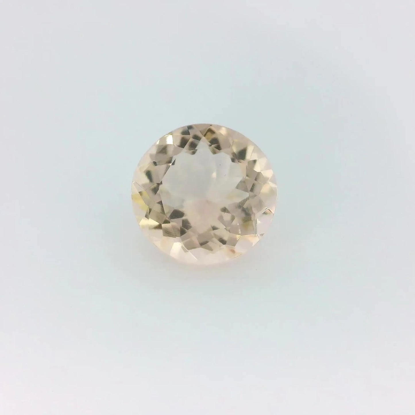 2.33ct Round Natural Morganite (Colour Pink, Clarity Eye Clean, Cut Faceted)