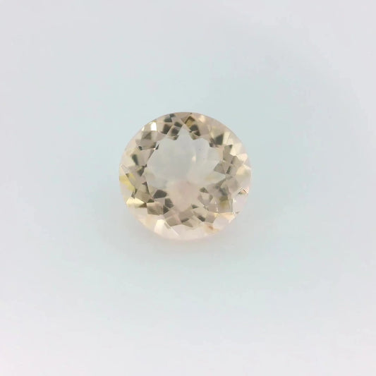 2.33ct Round Natural Morganite (Colour Pink, Clarity Eye Clean, Cut Faceted)