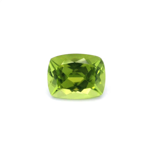 2.34ct Cushion Natural Peridot (Colour Green, Clarity Eye Clean, Cut Faceted)