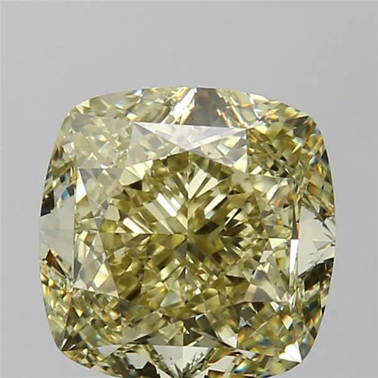 2.35ct Cushion brilliant Natural Diamond (Colour Fancy Yellow, Clarity VS1, GIA Certified)