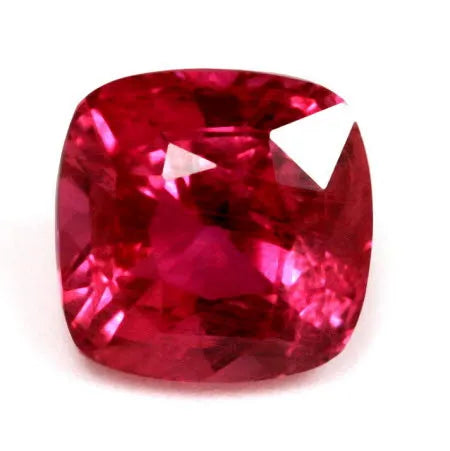 2.36ct Cushion Natural Ruby (Colour Red, Clarity Slightly Included, Cut Faceted)