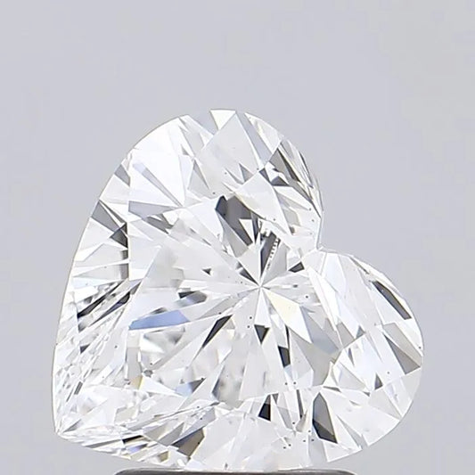 2.41ct Heart Lab Grown Diamond (Colour D, Clarity VS2, IGI Certified)