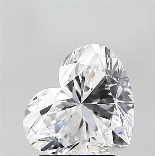 2.43ct Heart Lab Grown Diamond (Colour E, Clarity VS2, IGI Certified)