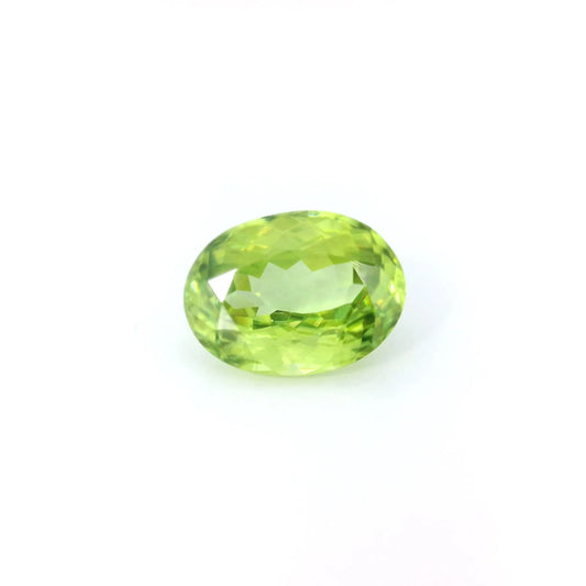 2.46ct Oval Natural Sphene (Colour Green, Clarity Eye Clean, Cut Faceted)