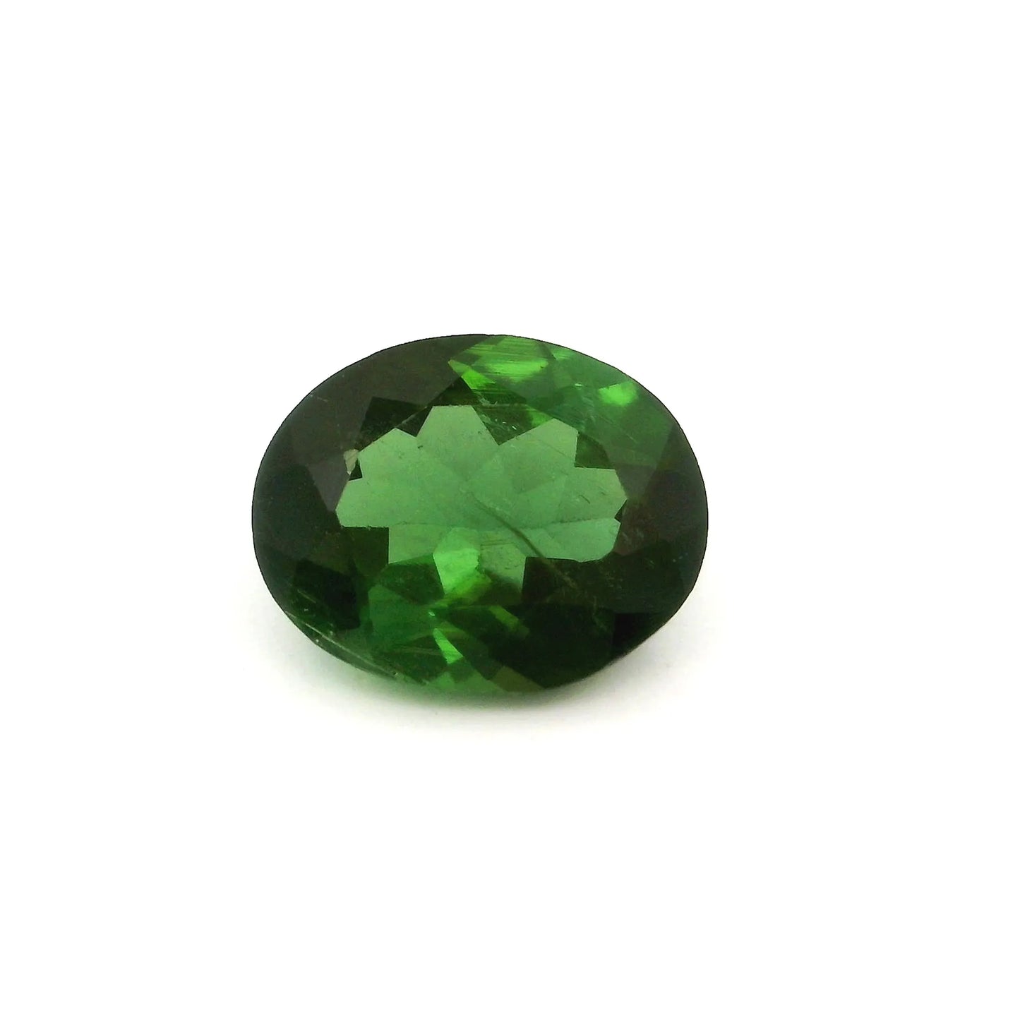 2.46ct Oval Natural Tourmaline (Colour Green, Clarity Moderately Included, Cut Faceted)