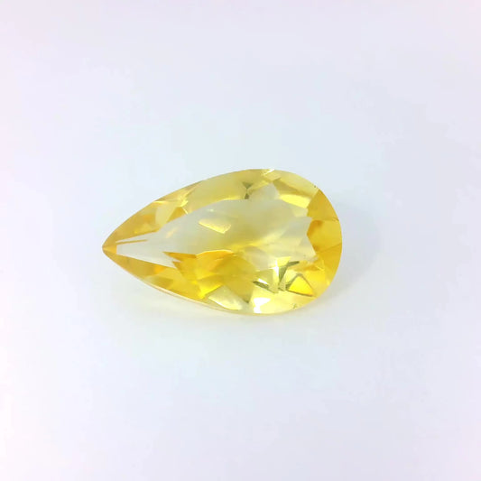2.46ct Pear Natural Citrine (Colour Yellow, Clarity Eye Clean, Cut Faceted)