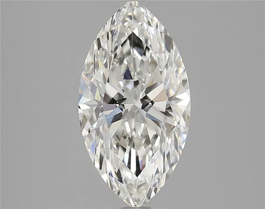 2.50ct Marquise Lab Grown Diamond (Colour G, Clarity VVS2, IGI Certified)