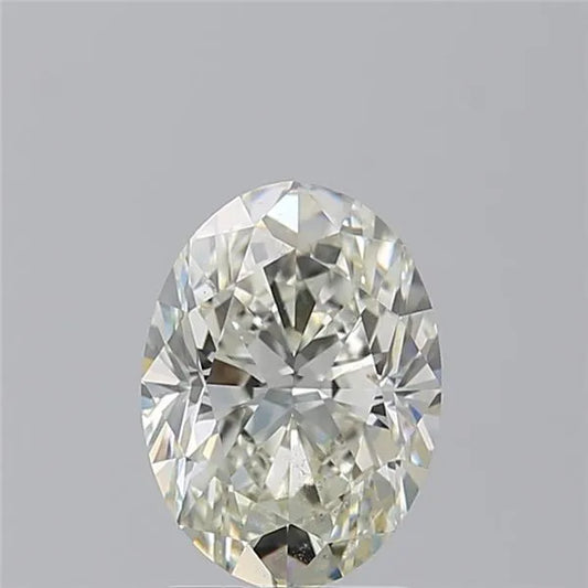 2.50ct Oval Natural Diamond (Colour I, Clarity SI1, Cut VG, IGI Certified)